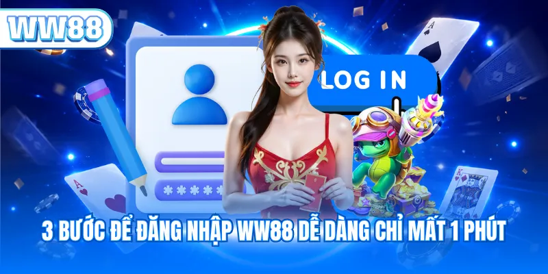 3 bước để đăng nhập WW88 dễ dàng chỉ mất 1 phút