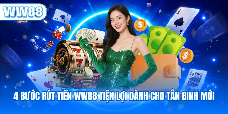 4 bước rút tiền WW88 tiện lợi dành cho tân binh mới
